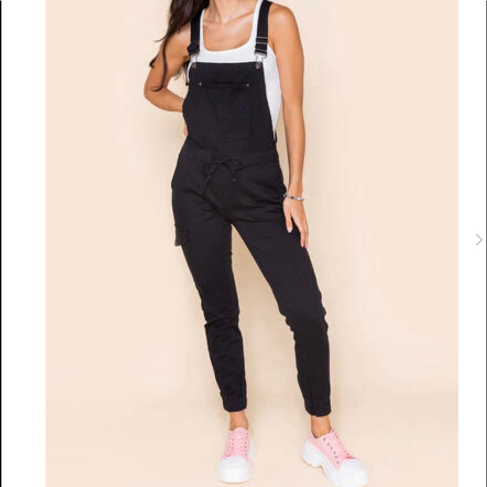 Almost Famous Jogger Overalls NWT